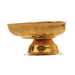 One Mukh Deep With Base - 1.5 x 2.5 Inches | Brass Lamp/ Brass Vilakku/ Brass Diya for Pooja/ 25 Gms Approx - Karthik Deep