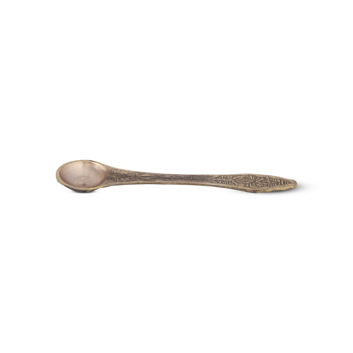 Brass Achmani - 4.5 Inches | Uddharani/ Pali Spoon for Pooja/ 15 Gms Approx - Panchapatra & Uddarani
