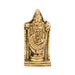 Balaji Idol - 2 x 1 Inches | Venkateswara Swamy Statue/ Brass Idol for Pooja/ 80 Gms Approx - Brass Murties