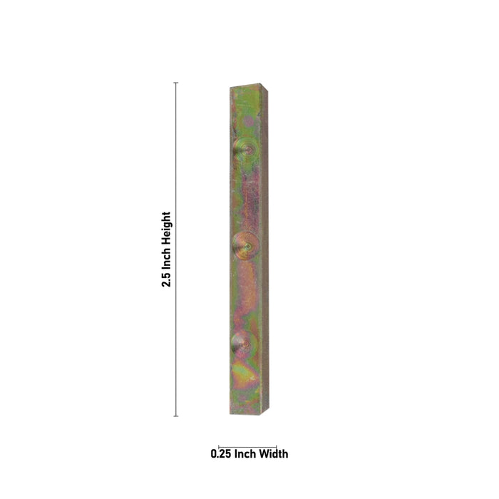 Dayakattai Pair - 2.5 x 0.25 Inches | 2 Pcs/ Iron Thayam Kattai/ Dayakattai Game/ Dayakattai Dice - Traditional Games & Toys