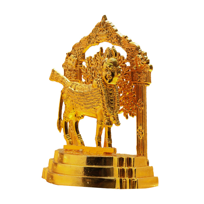 Kamadhenu Statue | Brass Statue/ Cow and Calf Statue for Pooja