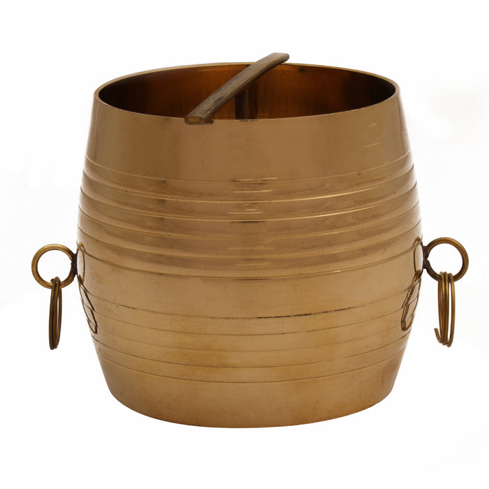 Brass Para - 3 x 4 Inches | Brass Padi/ Kerala Nirapara for Home - Para