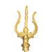 Trishul - 19 x 2.5 Inches | Brass Astras/ Soolam/ Sulam/ God Shiva Trishul/ Durga Maa Trishul for Deity/ 435 Gms - Deity Accessories
