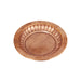 Copper Plate - 3 Inches | Hariwana Design Pooja Plate / Thali Plate for Home - Pooja Plate & Tray