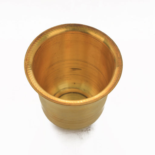 Brass Tumbler - 2 Inches | Coffee Tumbler for Home - Kitchen