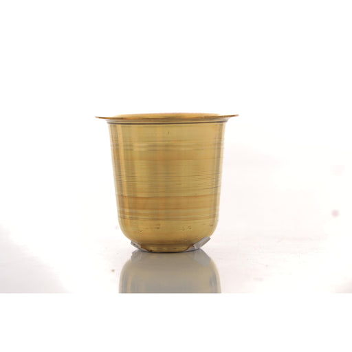 Brass Tumbler - 2 Inches | Coffee Tumbler for Home - Kitchen