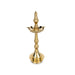 Kerala Vilakku - 13 x 4.75 Inches | Brass Lamp/ 5 Face Kerala Kuthu Vilakku/ Kerala Deepam for Pooja - Kerala Vilakku