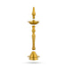 Kerala Vilakku - 16.5 X 5.75 Inches | 5 Face Brass Lamp/ Brass Deepam For Pooja And Festive Lighting Decor - Kerala Vilakku