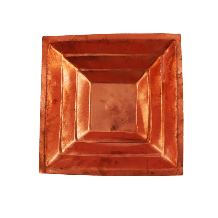 Hawan Kund - 12 x 12 Inches | Copper Agni Kund/ Homa Kund/ Havan Kund for Pooja - Havan Kund
