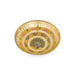Brass Bowl With Base - 2.5 x 7.5 Inches | Coloured Brass Cup/ Peacock Design Pooja Bowl for Home - Bowls