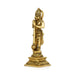 Anjaneya Statue Standing On Base - 7 x 2 Inches | Antique Brass Idol/ Hanuman Statue for Pooja - Brass Murties
