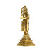 Anjaneya Statue Standing On Base - 7 x 2 Inches | Antique Brass Idol/ Hanuman Statue for Pooja - Brass Murties