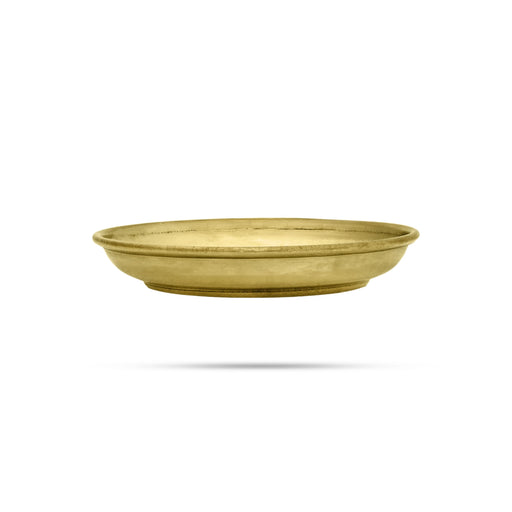 Brass Plate - 3 Inches | Thali Plate/ Pooja Plate/ Small Plate For Ritual And Daily Pooja Offerings - Pooja Plate & Tray
