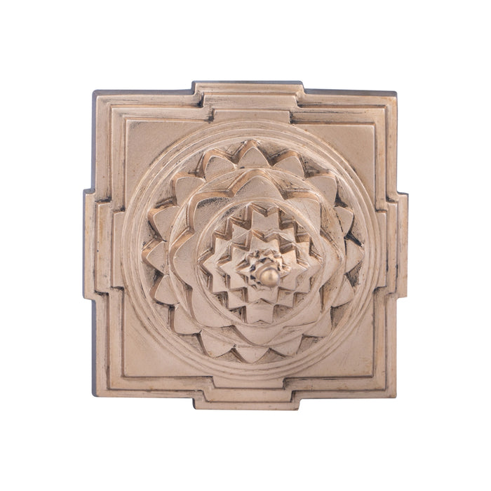 Maha Meru - 2 x 2 Inches | Panchaloha Sri Chakra Maha Meru/ Sri Yantra for Pooja/ 180 Gms Approx - Maha Meru & Yantra