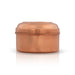Pooja Box With Lid - 2.5 X 3 Inches | Storage Box/ Jewellery Box/ Copper Box For Storage Use - Pooja Box & Paduka