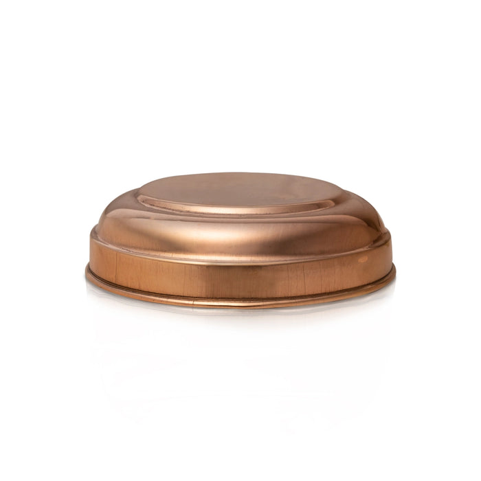 Copper Storage Box - 3.5 Inches | Copper Tiffin Box/ Copper Masala Box for Home/ 110 Gms Approx