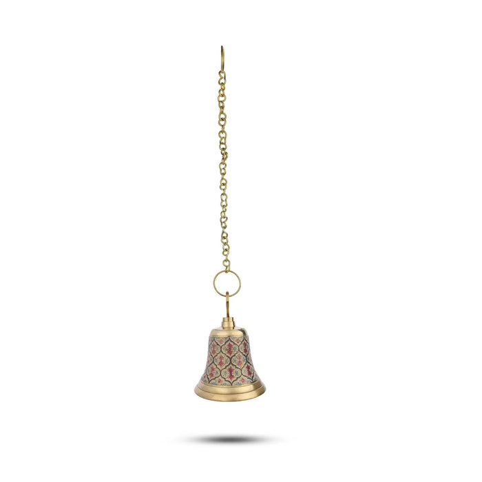 Hanging Bell With Chain – 30 Inches | Temple Bell / Pooja Bell / Brass Bell For Hanging