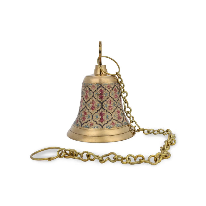 Hanging Bell With Chain – 30 Inches | Temple Bell / Pooja Bell / Brass Bell For Hanging
