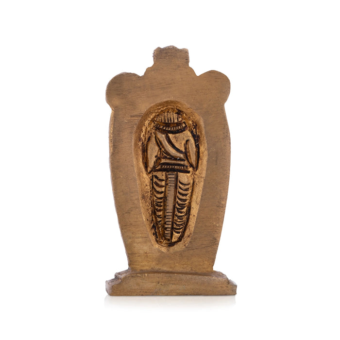 Guruvayurappan Idol - 3 x 1.5 Inches | Antique Brass Idol/ Guruvayoorappan Vigraham for Pooja/ 100 Gms Approx