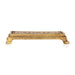 Chowki - 1 x 2.75 Inches | Antique Brass Bajot/ Rectangle Shape Manai for Pooja/ 350 Gms Approx - Pooja Aasan & Bajot & Pooja Mat