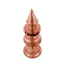 Temple Kalash - 9 x 4 Inches | Copper Temple Gopura Kalasam/ Temple Top Kalash - Temple Decoration