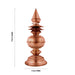 Temple Kalash - 9 x 4 Inches | Copper Temple Gopura Kalasam/ Temple Top Kalash - Temple Decoration
