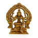 Varahi Amman Statue - 7 Inches | Varahi Idol/ Antique Brass Statue/ Varahi with Arch Idol for Pooja - Brass Murties