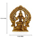 Varahi Amman Statue - 7 Inches | Varahi Idol/ Antique Brass Statue/ Varahi with Arch Idol for Pooja - Brass Murties