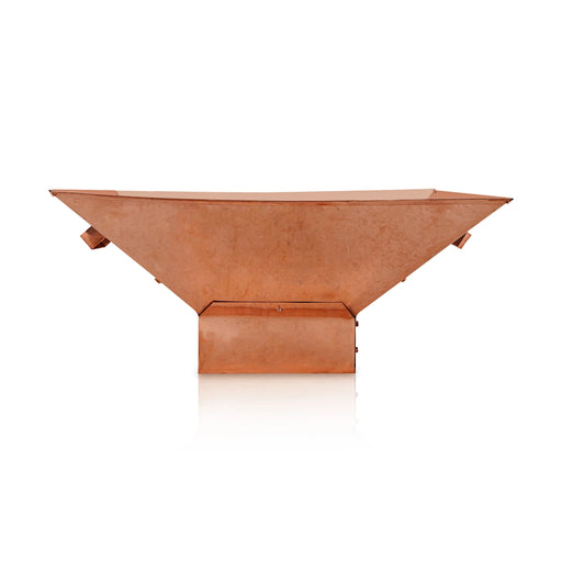 Havan Kund With Handle - 5 x 10 Inches | Copper Agnihotra With Stand/ Hawan Kund for Pooja/ 685 Gms Approx - Havan Kund