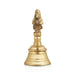 Brass Hand Bell - 3.75 Inches | Pooja Bell/ Hanuman Handle Ghanti for Home - Pooja Bells