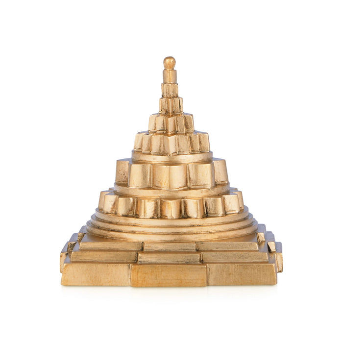 Maha Meru - 3 x 3 Inches | Panchaloham Maha Meru / Sri Yantra / Mahameru Yantra For Vastu And Prosperity - Maha Meru & Yantra