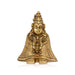 Tulja Bhavani Murti - 3.5 x 2.75 Inches | Antique Brass Idol/ Tulja Bhavani Idol for Pooja - Brass Murties
