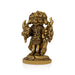 Panchmukhi Hanuman Murti - 3.5 X 2.5 Inches | Antique Brass Idol/ Standing 5 Face Anjaneya Statue For Energy - Brass Murties