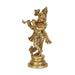 Krishnan Statue  - 10 x 5 Inches |  Brass Idol/ Krishna Idol/ Lord Krishna Standing/ Krishna Murti for Pooja - Brass Murties
