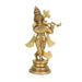 Krishnan Statue  - 10 x 5 Inches |  Brass Idol/ Krishna Idol/ Lord Krishna Standing/ Krishna Murti for Pooja - Brass Murties