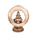 Ayyappan Mala with Arch Murti - 16 x 11 Inches | Panchaloha Ayyappa Idol/ Iyyapan Statue For Pooja - Panchaloha Murties