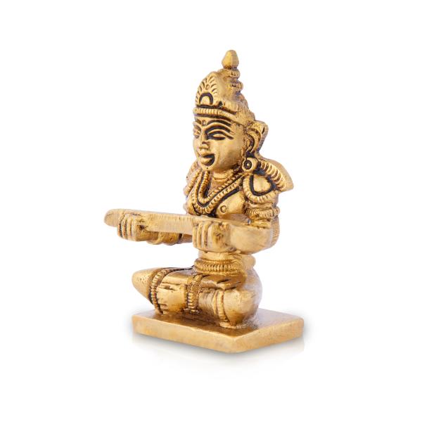 Annapuran Devi Murti - 3 x 2.25 Inches | Brass Idol/ Annapoorani Statue/ Annapurna Idol for Pooja