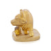 Cow With Calf Idol - 1.5 x 1.75 Inches | Kamadhenu Statue/ Brass Idol for Pooja/ 80 Gms Approx - Table Stand Accessories