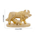 Cow With Calf Idol - 1.5 x 1.75 Inches | Kamadhenu Statue/ Brass Idol for Pooja/ 80 Gms Approx - Table Stand Accessories