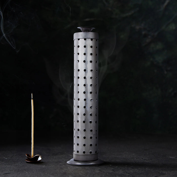 Agarbathi Stand - 10 x 2.5 Inches | Stainless Steel Incense Holder/ Incense Stand/ 110 Gms Approx - Agarbathi Stand