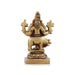 Krishna Statue with Cow - 2 x 1.5 Inches | Antique Brass Idol/ Cow Krishna for Pooja/ 80 Gms Approx - Brass Murties