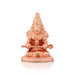 Annapurna Devi Murti With Plate - 2.25 x 3.5 Inches | Copper Polish Annapoorani Statue for Pooja/ 60 Gms Approx - Copper Murties