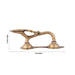 Brass Aarti  - 1.5 x 5 Inches | Aarti Diya with Handle/ One Mukh Spoon Aarti/ Brass Arti for Pooja - Kapur Aarti