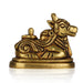 Nandi Statue With Shiv Ling Murti - 2 X 2.5 Inches | Antique Brass Idol/ Nandhi Statue For Pooja Room - Brass Murties