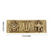 Shankh Chakra Namam Plate - 2.5 x 7.5 Inches | Brass Shank Chakra Namam Plate for Pooja - Pooja Plate & Tray