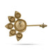 Panch Aarti Diya With Handle - 3 x 8 Inches | Brass Panch Mukhi Diya/ Pancharti/ 5 Face Kapoor Dhani for Pooja - Kapur Aarti