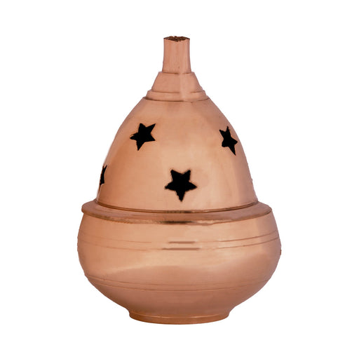 Brass Diya - Apple - 4 x 2.75 Inches | Nanda Deep/ Agal Vilakku/ Brass Lamp/ Brass Deepam for Pooja - Nanda Deep & Pyali Deep