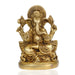 Ganesh Murti - 6 Inches | Antique Brass Statue/ Vinayagar Statue/ Ganesha Idol for Pooja - Brass Murties