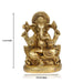 Ganesh Murti - 6 Inches | Antique Brass Statue/ Vinayagar Statue/ Ganesha Idol for Pooja - Brass Murties