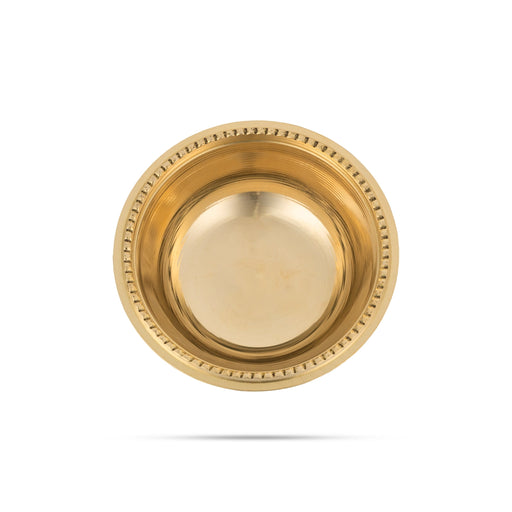 Brass Bowl - 1 x 3 Inches | Pooja Bowl/ Brass Cup for Home - Bowls
